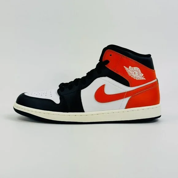 Air Jordan 1 Mid 'Black Toe Starfish' DQ8426-801 size 11.5 - Picture 4 of 8